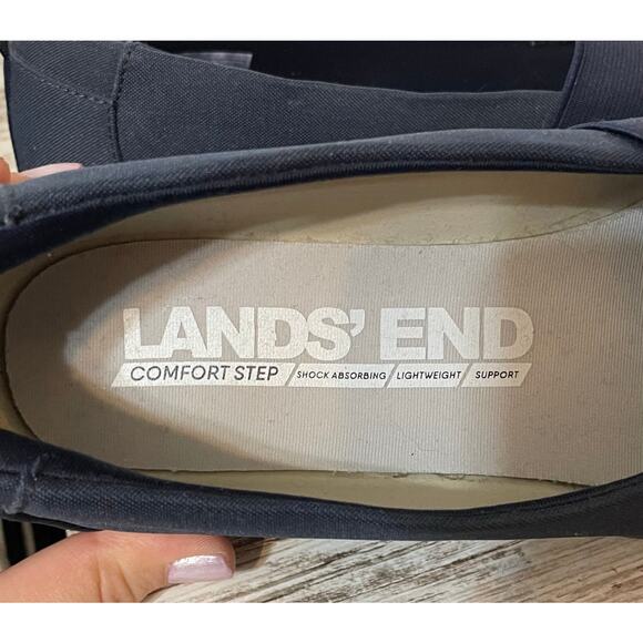 Lands’ End Comfort Slip On Shoes Navy - Picture 4 of 4